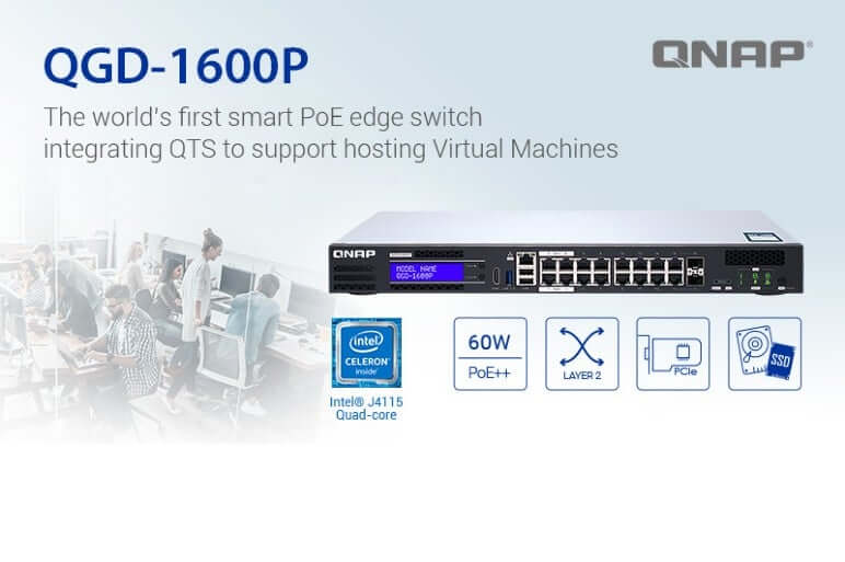 QGD 1600P QNAP Unveils the QGD-1600P – Accelerate Your Digital Transformation