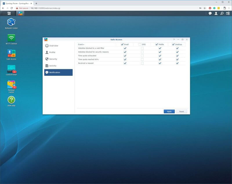 Synology RT2600ac Router Review 33 Synology Router Screens Photos 19 Synology RT2600ac Router Review