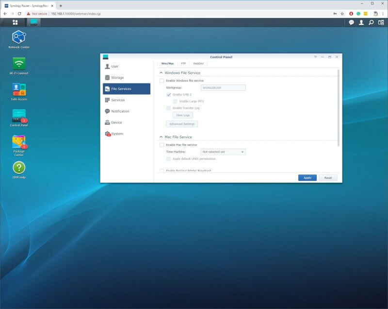 Synology RT2600ac Router Review 36 Synology Router Screens Photos 22 Synology RT2600ac Router Review
