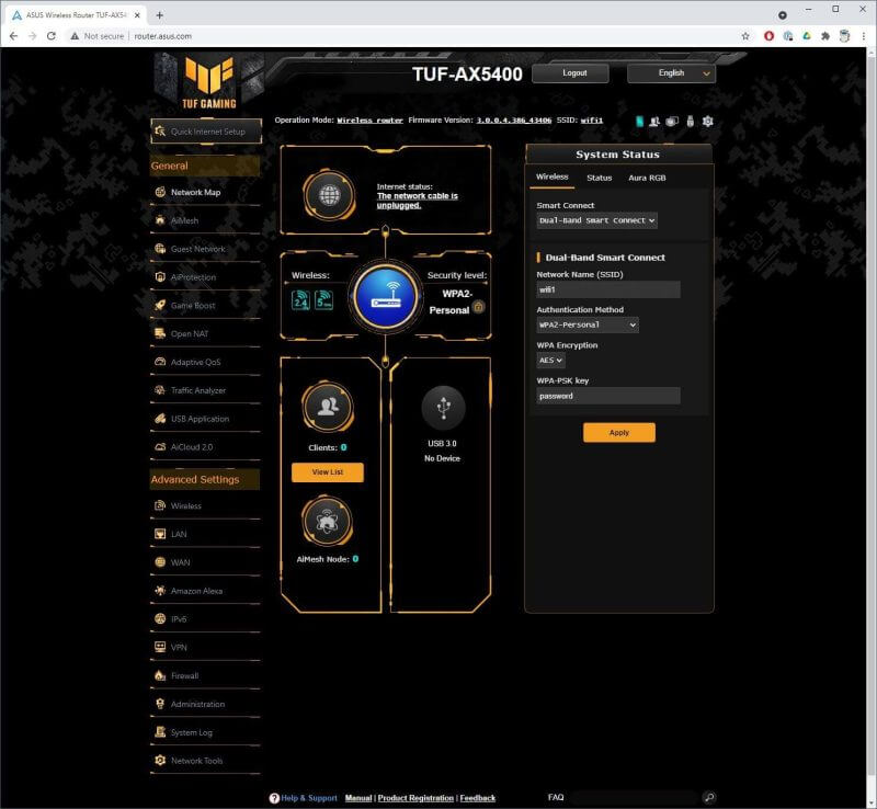 ASUS TUF Gaming AX5400 Router Review 36 ASUS TUFAX5400 Router Review 25 ASUS TUF Gaming AX5400 Router Review