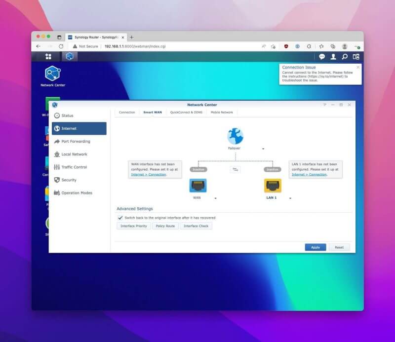 synology rt6600 ax screens10 Synology RT6600ax Router Review