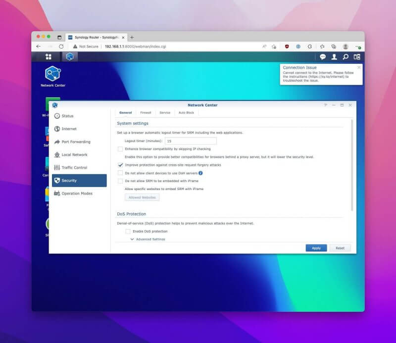 synology rt6600 ax screens15 Synology RT6600ax Router Review