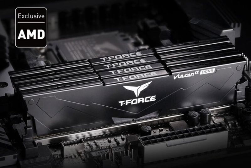 T-FORCE Launches VULCANα DDR5 Gaming Memory for the Next Generation AMD AM5 Platform 1 tfroceamdram T-FORCE Launches VULCANα DDR5 Gaming Memory for the Next Generation AMD AM5 Platform