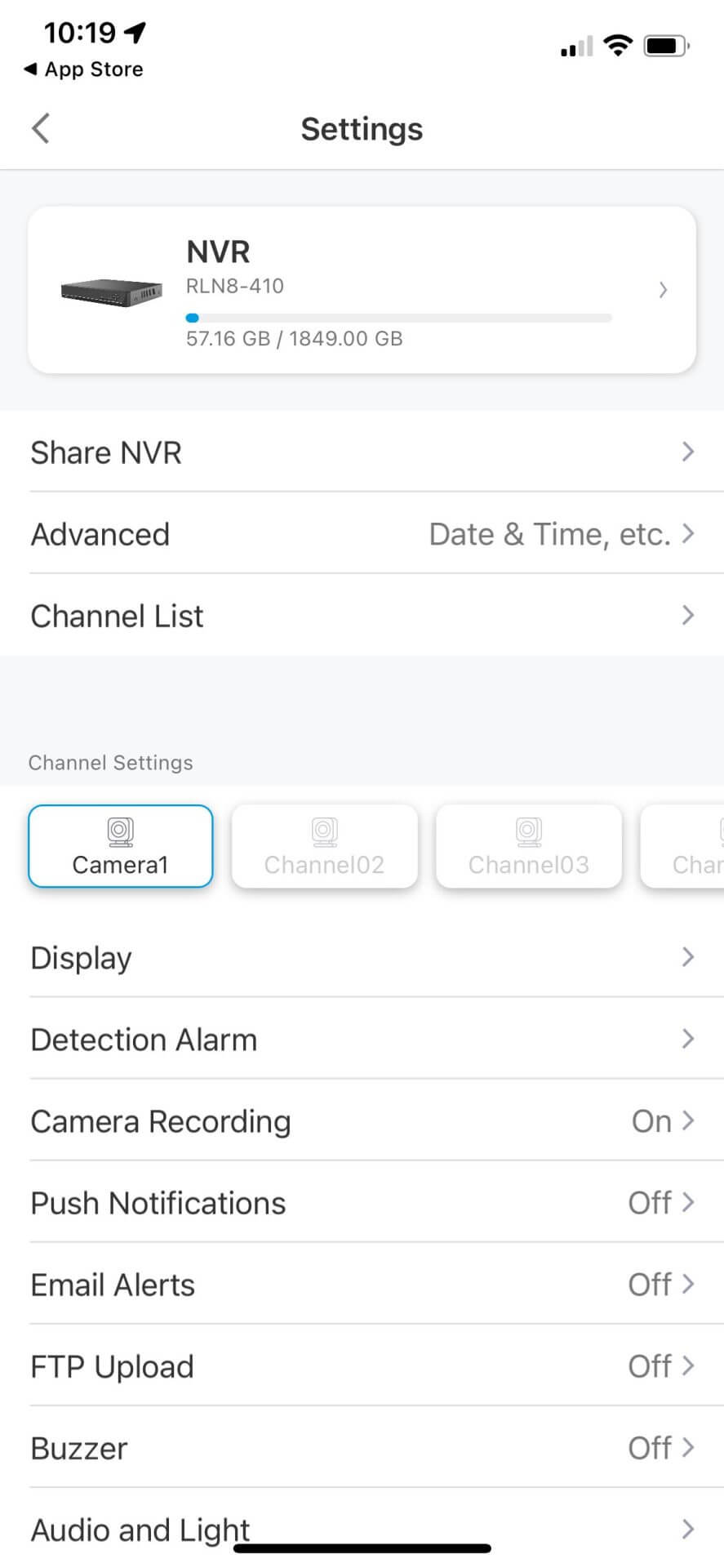 reolink app screens3 Reolink RLC-822A 4K PoE Camera Review