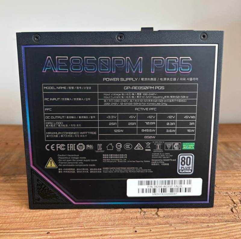 Gigabyte AORUS Elite 850W PSU Review: Powering Performance and Efficiency 8 gigabyte aorus psu review8 Gigabyte AORUS Elite 850W PSU Review: Powering Performance and Efficiency