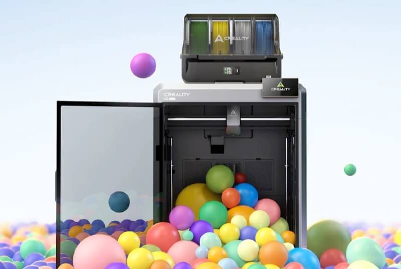 k2 cfs Creality K2 Plus Combo Ready to Rock the Multicolor 3D Printing Landscape