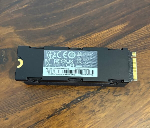 Corsair MP700 Elite Heatsink SSD Review – Fast, Cool, and DRAM-less 5 corsair mp700 elite review1 Corsair MP700 Elite Heatsink SSD Review – Fast, Cool, and DRAM-less