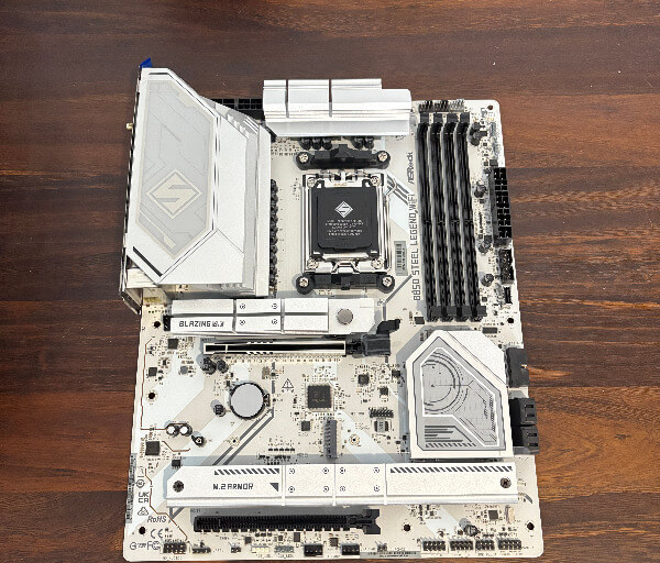 asrock b850 steel legend wifi review2 ASRock B850 Steel Legend WiFi Review – A Feature-Rich White AM5 Motherboard Built for Modern PCs