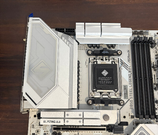 asrock b850 steel legend wifi review5 ASRock B850 Steel Legend WiFi Review – A Feature-Rich White AM5 Motherboard Built for Modern PCs