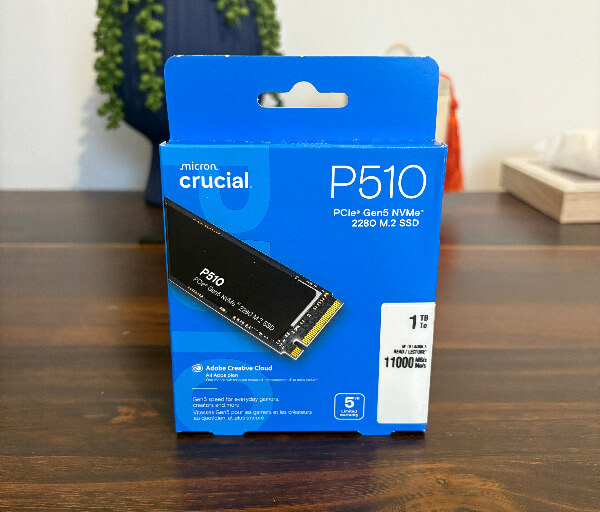 crucial p510 review1 Crucial P510 Gen5 1TB SSD Review – Speed Meets Efficiency