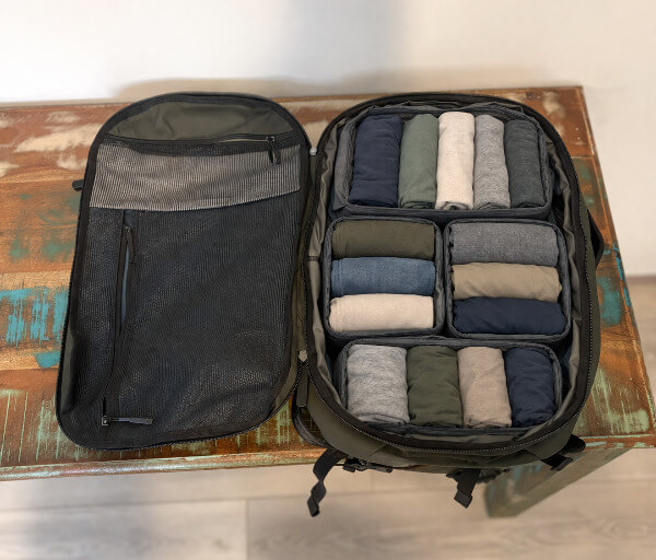 Bellroy Transit Travel Pack Pro Review: A Smarter Carry for Serious Travel 30 bell packed1 Bellroy Transit Travel Pack Pro Review: A Smarter Carry for Serious Travel