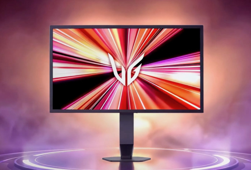 Homepage 2026 21 LG's 1000Hz gaming monitor shown from the front on a desk setup