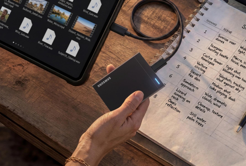 Homepage 2026 17 Samsung P9 portable SSD shown alongside its rugged P7 sibling