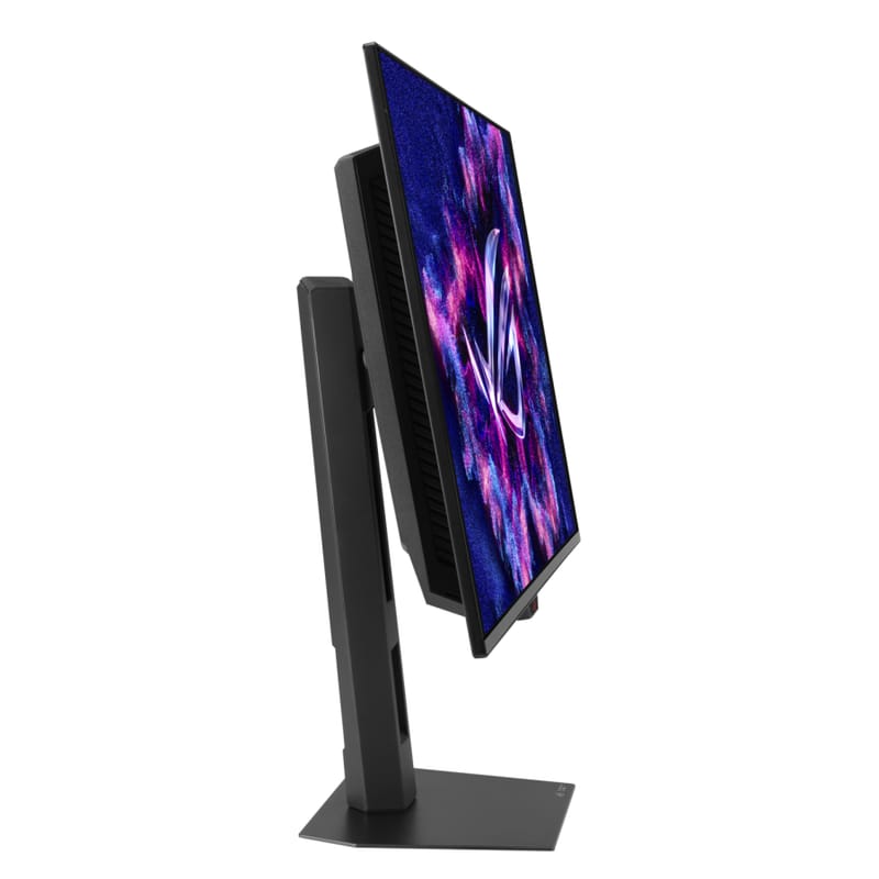 ASUS ROG Strix OLED XG27ACDMSR Brings 320Hz QD-OLED Gaming 1 ASUS ROG Strix OLED XG27ACDMSR gaming monitor shown from the front with its slim bezel