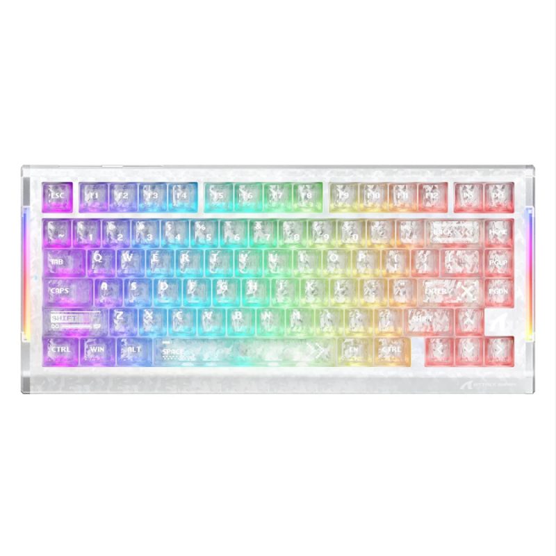 Attack Shark R86 HE 75% magnetic gaming keyboard with carbon fibre top case and RGB lighting