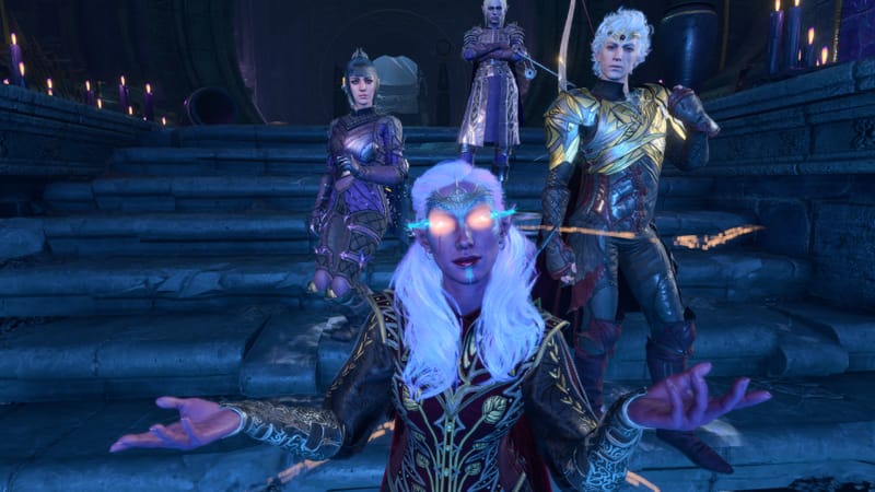Baldur's Gate 3 console mods menu shown on a PlayStation and Xbox screen