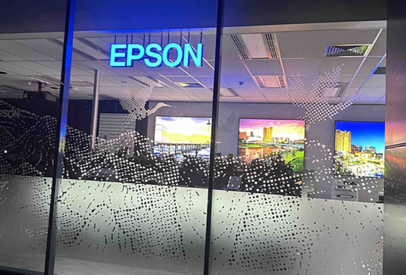 Epson office expansion showroom at the new Adelaide experience centre