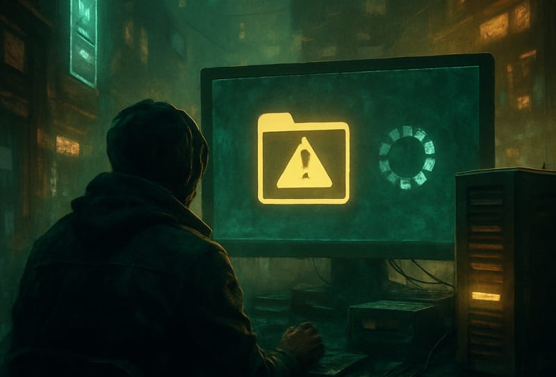 Plex media server library screen showing folders of movies and TV shows