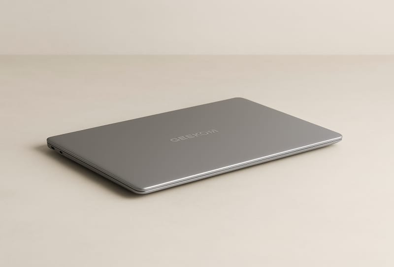Homepage 2026 2 GEEKOM GeekBook X16 Pro laptop shown at IFA 2026 with its magnesium alloy chassis open
