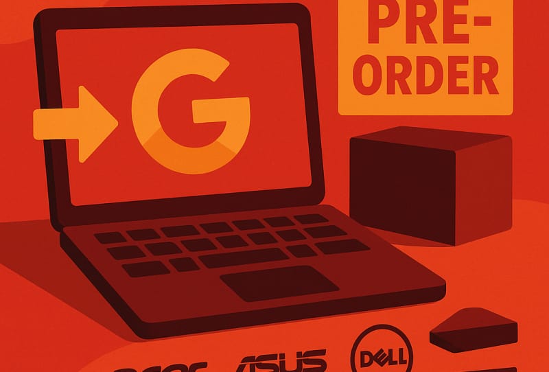 Homepage 2026 4 Google Googlebook laptop shown ahead of Googlebook pre-orders launch date
