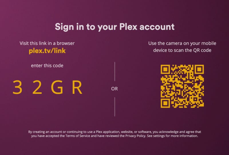 Homepage 2026 25 A television displaying the Plex app home screen in a living room
