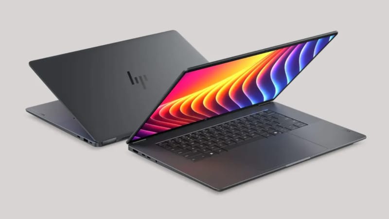 HP ZBook Ultra G3a mobile workstation laptop shown open on a desk