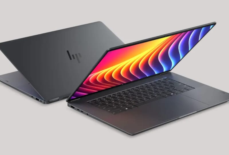 HP ZBook Ultra G3a mobile workstation laptop shown open on a desk