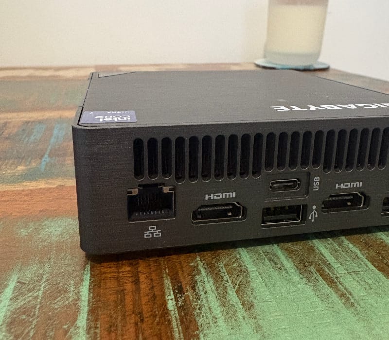 GIGABYTE BRIX Mini PC Review: Compact Power for Work and Play 11 I don't see the actual product name or model in the provided text. The excerpt o