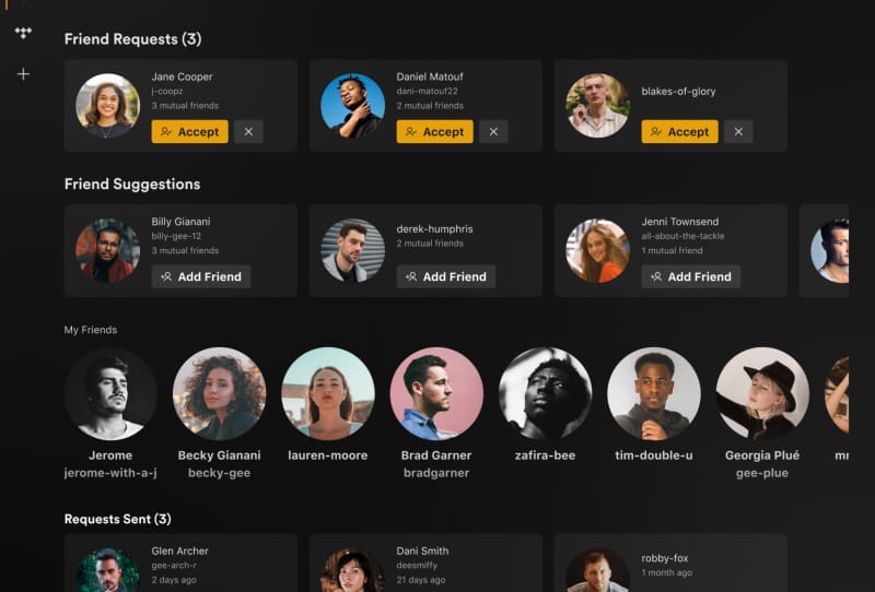 Homepage 2026 1 Plex account settings screen showing options to invite and add friends