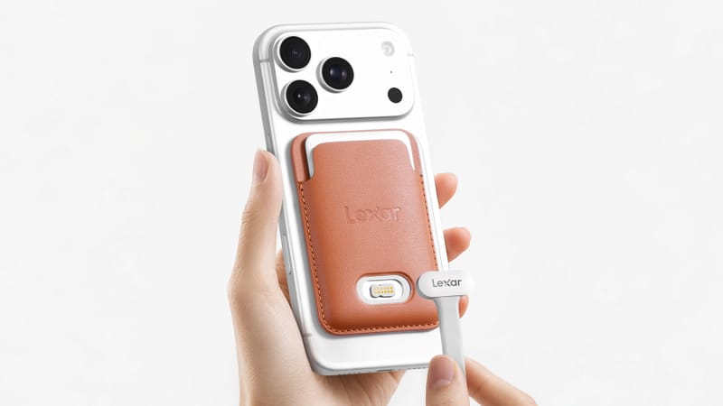 Lexar Muse Portable SSD Ditches USB-C For Magnetic Link 3 Lexar Muse portable SSD shown edge-on to highlight its 3.8mm thin aluminium body