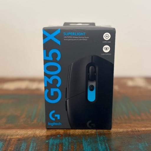 Logitech G305 gaming mouse retail box