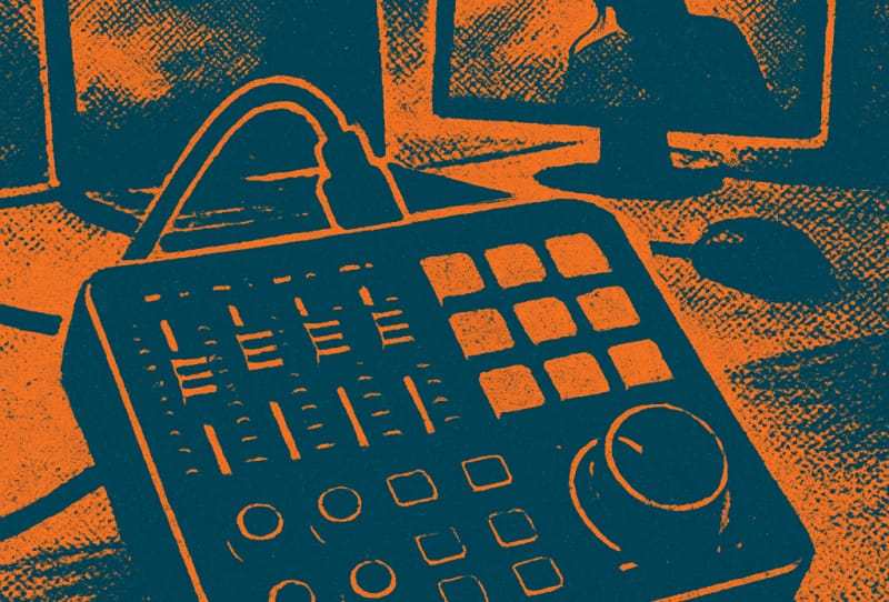 Homepage 2026 12 Maono G3 gaming audio mixer shown with its control knobs and programmable sound pads