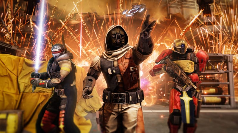 Bungie Maps Out Marathon's Big Symbiosis Update 3 Bungie promotional artwork for the Marathon Symbiosis update showing a runner in a sunken reservoir zone
