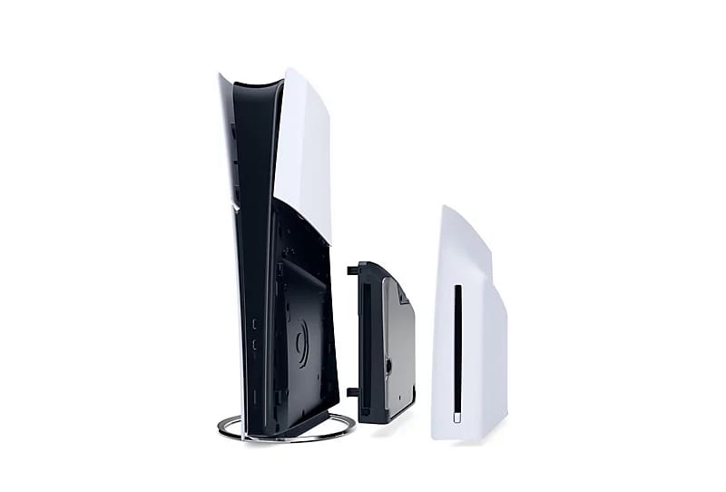 Optical disc drive tray from a game console representing the next-gen disc drives shortage