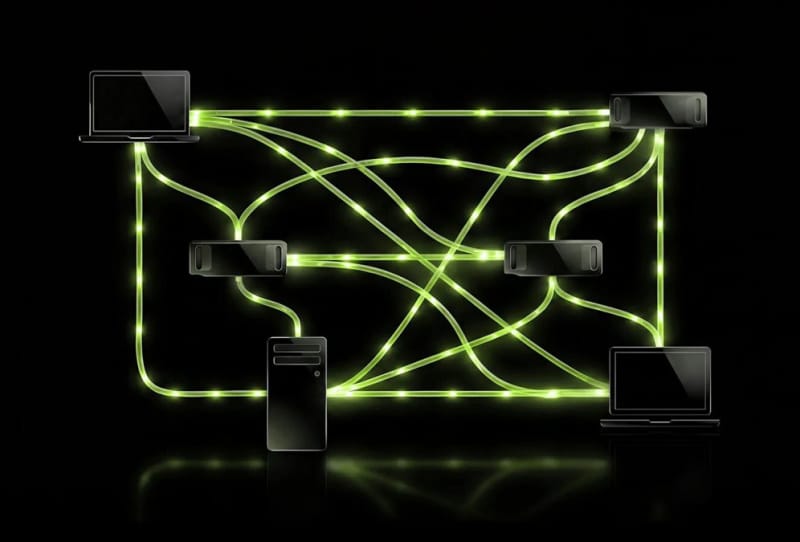 Homepage 2026 25 Nvidia PAIR software linking multiple home computers together to run local AI tasks