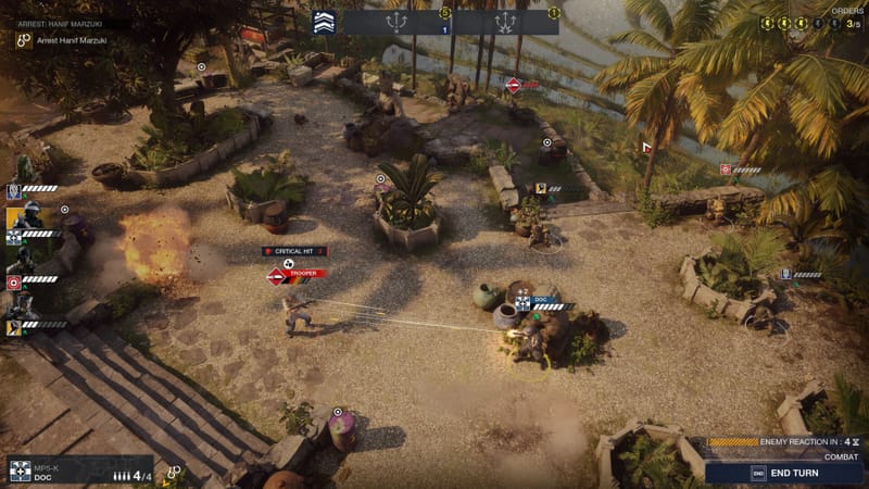 Rainbow Six Tactics Borrows Mario + Rabbids' Playbook 2 Squad of operators taking cover in a turn-based Rainbow Six Tactics mission