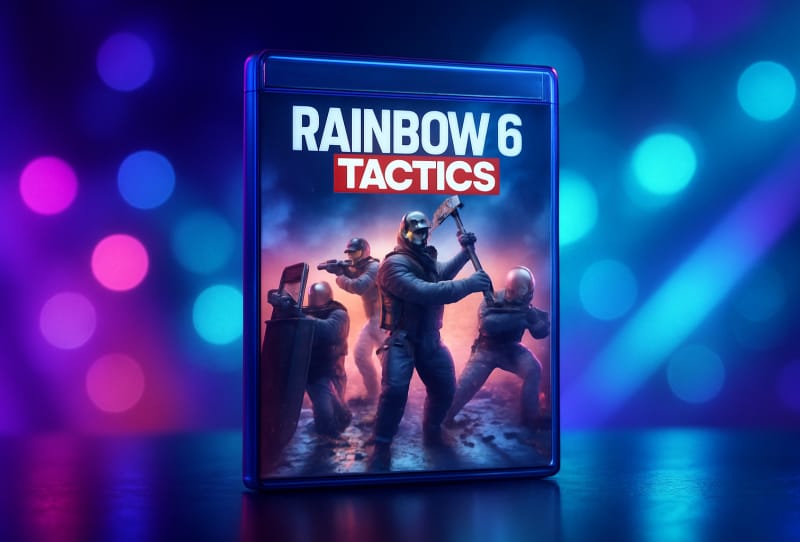 Squad of operators taking cover in a turn-based Rainbow Six Tactics mission
