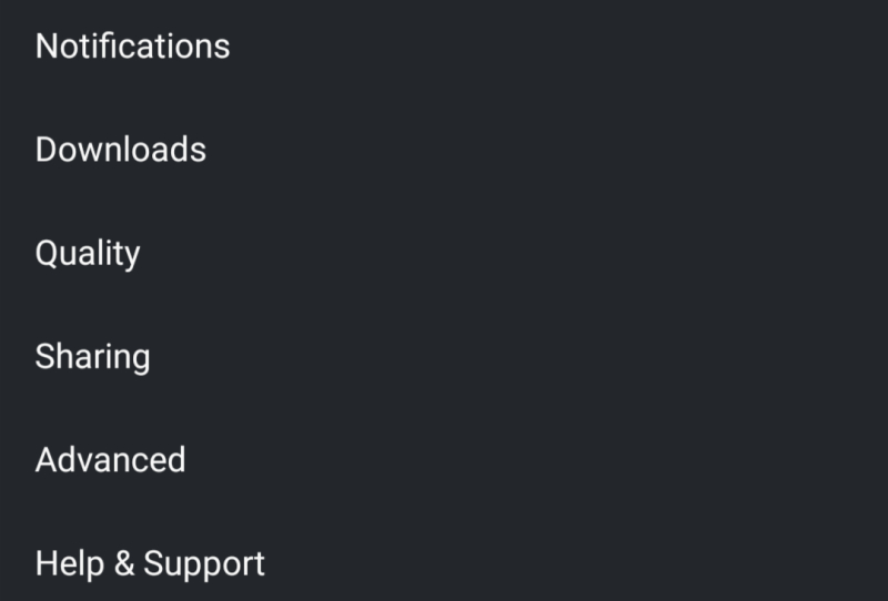 Plex library sharing settings shown on a laptop screen