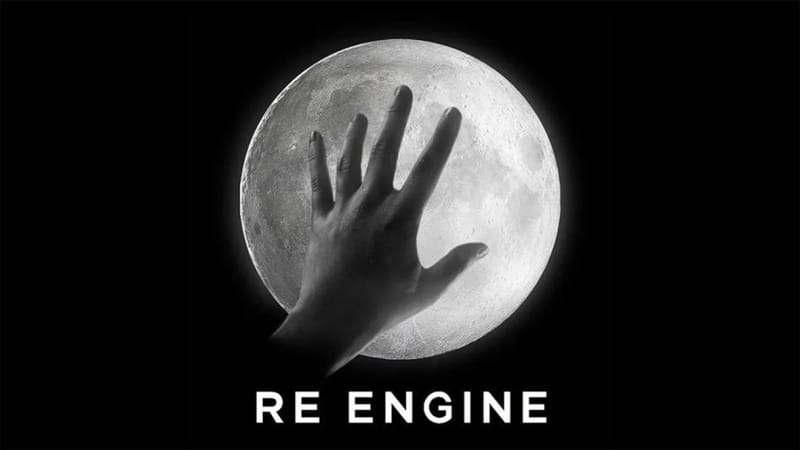 Capcom RE Engine logo representing its shift toward becoming an AI-generation game engine