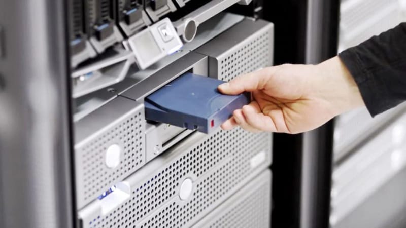 Fujifilm Pours $63M Into Magnetic Tape Storage For AI Era 1 Fujifilm magnetic tape storage cartridges used for archiving AI training data