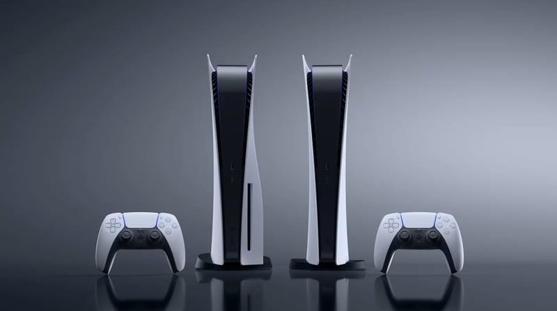 Jailbroken PS5 Steam games shown as individual tiles on a PlayStation 5 home screen