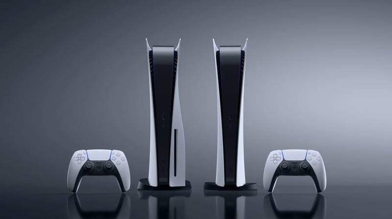 Jailbroken PS5 Steam games shown as individual tiles on a PlayStation 5 home screen