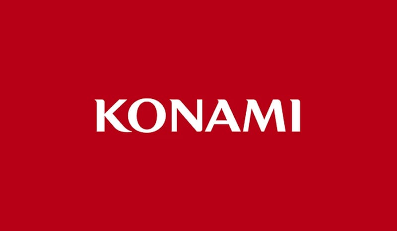 Konami Says AI Won't Drastically Change Game Development 2 Konami logo displayed beside text symbolising Konami AI game development comments from president Hideki Hayakawa