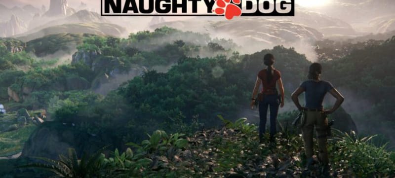 Nathan Drake style explorer overlooking ruins, representing a new Uncharted game from Naughty Dog