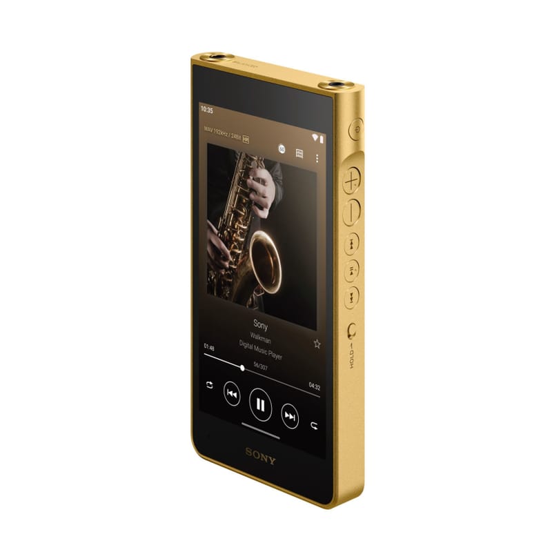 Sony Walkman NW-WM1ZM3 Leads New High-Res Lineup 1 Sony Walkman NW-WM1ZM3 high-resolution digital audio player shown with its touchscreen display