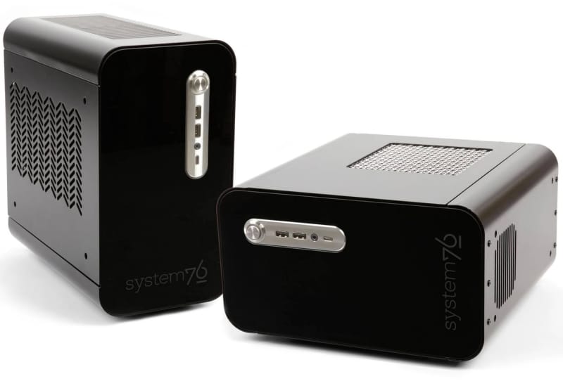 Homepage 2026 2 System76 Thelio Prime small form factor Linux desktop PC with smoked-glass front panel