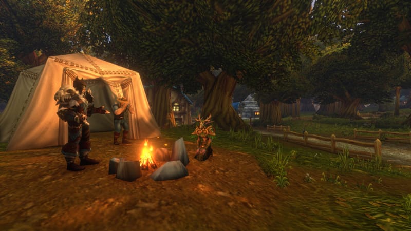 World of Warcraft Classic character standing in Stormwind, representing the WoW Classic Plus design philosophy